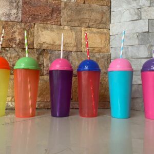 Vaso con tapa